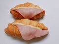 HamÃ¢â¬â¹ cheeseÃ¢â¬â¹ croissantÃ¢â¬â¹  breakfastÃ¢â¬â¹ menuÃ¢â¬â¹ Royalty Free Stock Photo